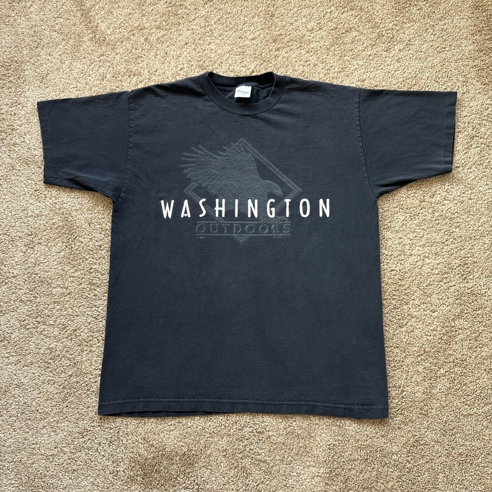 Vintage‎ 1996 Murina Washington Outdoors Eagle T Shirt XL
